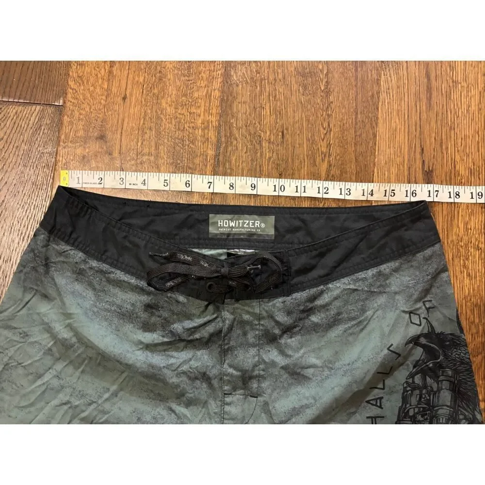 Howitzer halls of Valhalla veteran military board shorts 34